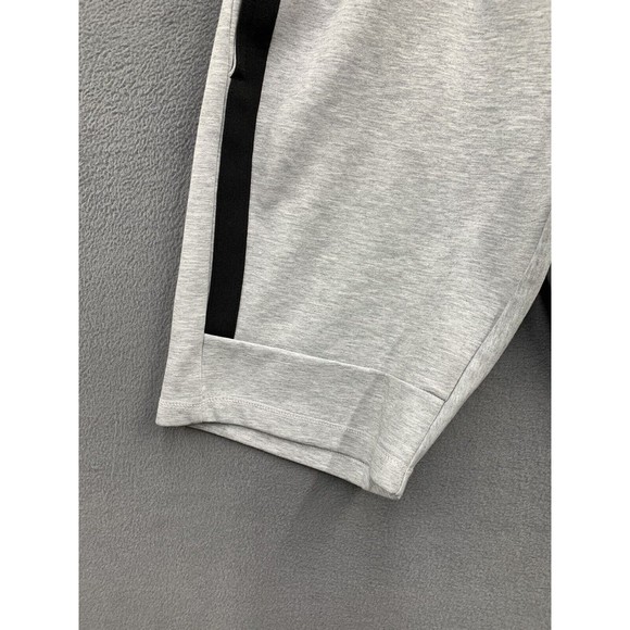 CityLab Athletic Sweat Shorts Men Small Gray Black Stripe Gym Workout Running - Picture 5 of 13